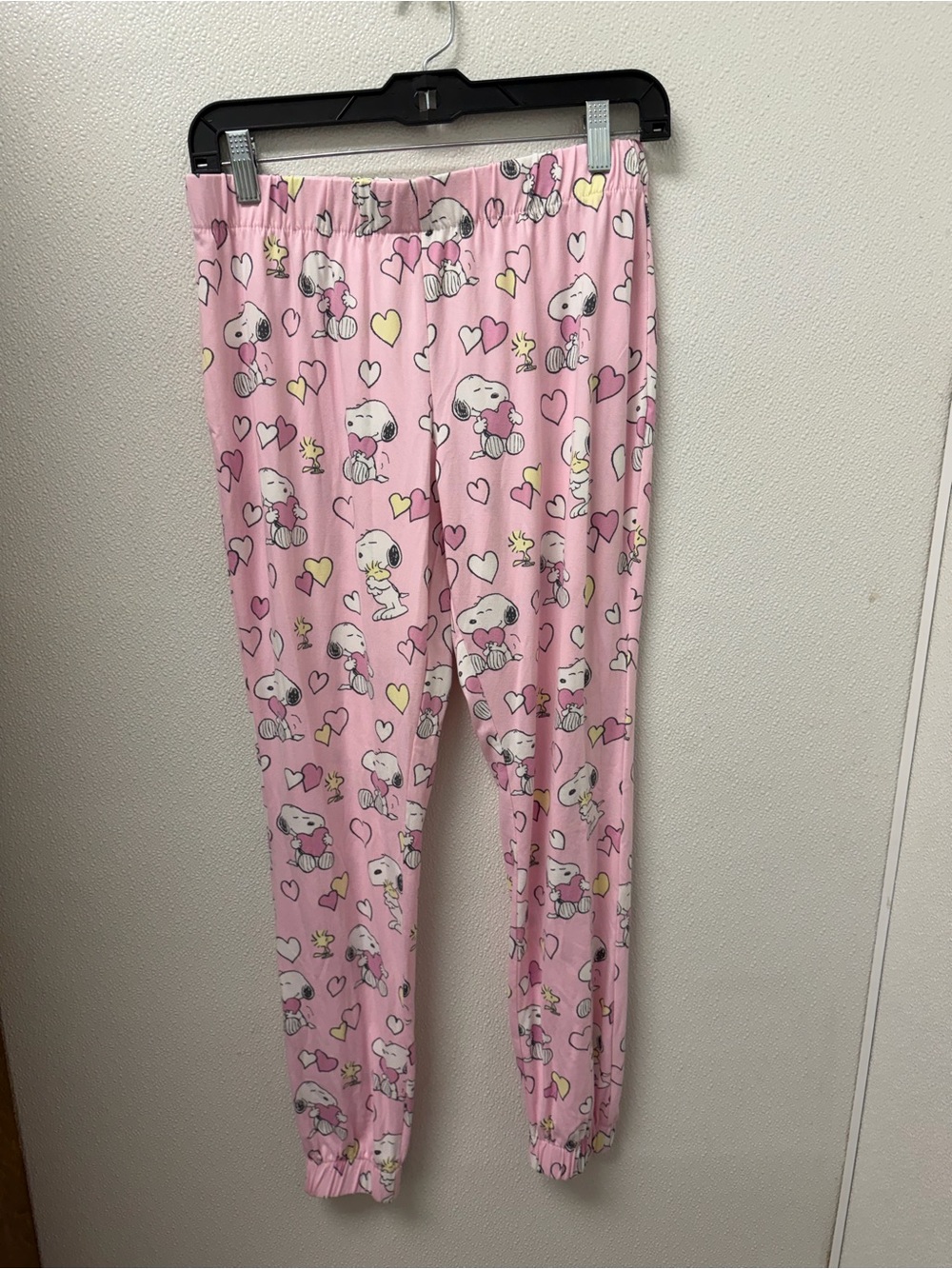 Pink Snoopy Heart Pajama Pants